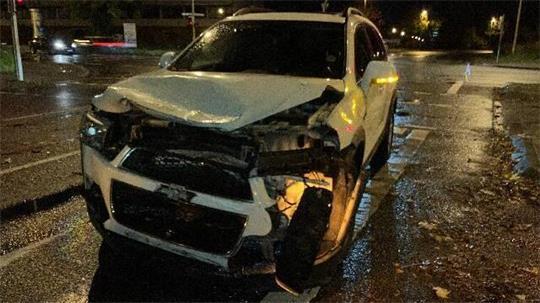Die Autofahrerin des Chevrolet war an der Kreuzung in Cuxhaven gerade angefahren.