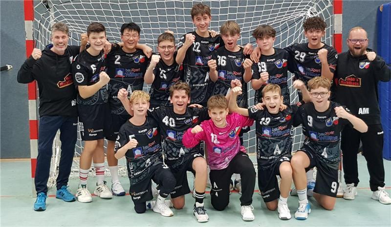 Mannschaftsfoto der mJSG Buxtehude/Beckdorf B-Jugend 2.