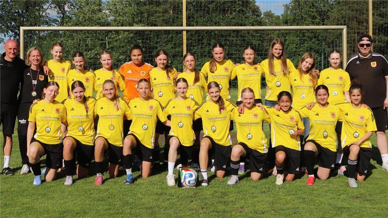 Die B-Juniorinnen des TSV Apensen haben eine sehr erfolgreiche Saison hinter sich.
