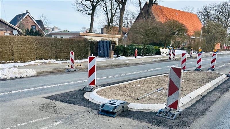 Die B73 in Düdenbüttel wird saniert und soll im Frühjahr fertig gestellt sein.