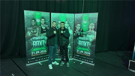 Die BSV-Boxer Enrico Obroslak (links) und Stefan Garder.