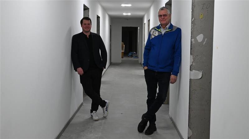 Die BSV-Geschäftsführer Timm Hubert (links) und Peter Prior.