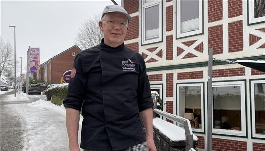 Die Bäckerei von Wolfgang Heyderich an der Harsefelder Straße wirft seit Beginn der Bauarbeiten weniger Umsatz ab als vorher.