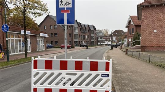 Die Bake wurde erst nachträglich an der Buxtehuder Straße aufgestellt.
