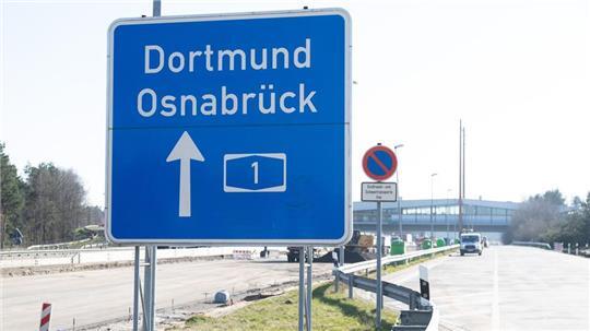 Die Bauarbeiten auf der Autobahn 1 im zwischen Bramsche und Lohne/Dinklage sind beendet. (Archivbild)