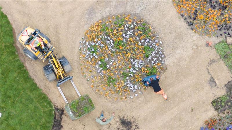 Die Bauarbeiten für die Landesgartenschau sind in den letzten Zügen.