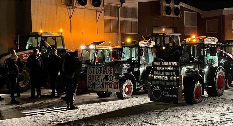 Die Bauernproteste haben für den Obstbau nichts gebracht.