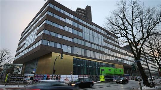 Die Baustelle des Neubaus „Haus der Erde“ am Geomatikum der Universität Hamburg.