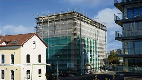 Premier-Inn-Hotel: Die Eröffnung ist in Sichtweite Die Baustelle des Premier Inn. Hier entsteht ein neues Hotel.
