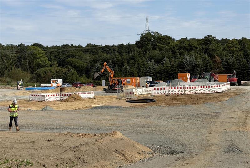 Die Baustelle für die neue Kaverne K35 im Schöttelkamp in Ohrensen.