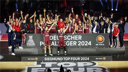 Die Bayern konnten den Titel im BBL-Pokal erfolgreich verteidigen.