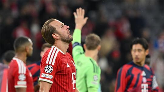 Die Bayern um Torjäger Harry Kane spielen in der Champions League erneut nur unentschieden.