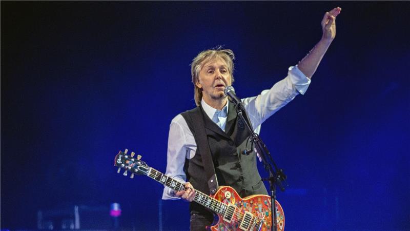 Die Beatles-Legende kam in die Show. (Archivbild)