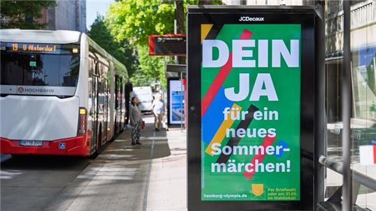 Die Befürworter einer Hamburger Olympia-Bewerbung waren vor dem Referendum in der Stadt sehr präsent.