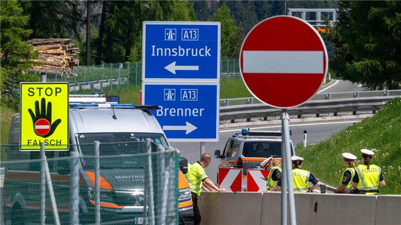 Die Benutzung der Brenner-Autobahn war für acht Stunden nicht erlaubt. 