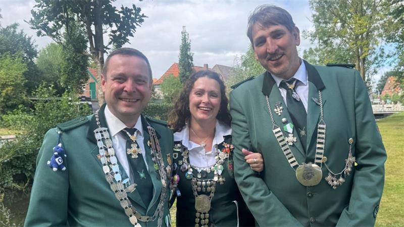 Ernst Prüße und Jessica Grutz sind das neue Königspaar in Borstel Die Besten im Schützenverein Jork-Borstel.