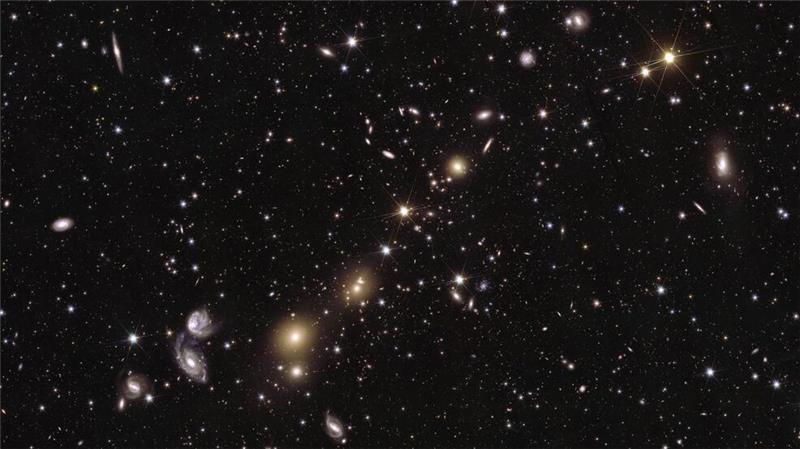 Erster Teil des „Euclid“-Himmelsatlas veröffentlicht Die Bilder von „Euclid “ enthalten Millionen von Galaxien.