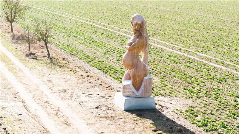 Statue von nackter Frau an Bundesstraße sorgt für Aufregung Die Böden im Landkreis Hildesheim gelten als besonders fruchtbar.