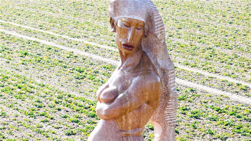 Statue von nackter Frau an Bundesstraße sorgt für Aufregung Die Böden im Landkreis Hildesheim gelten als besonders fruchtbar.