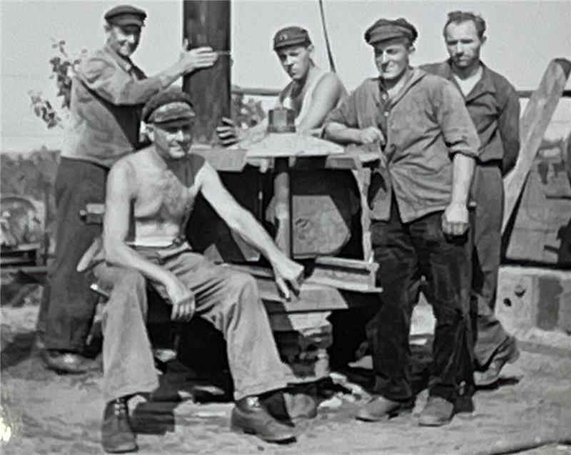 Die Bohrmannschaft von Böttcher & Hesse.