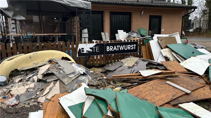 Die Borks mussten den Imbiss komplett entkernen.