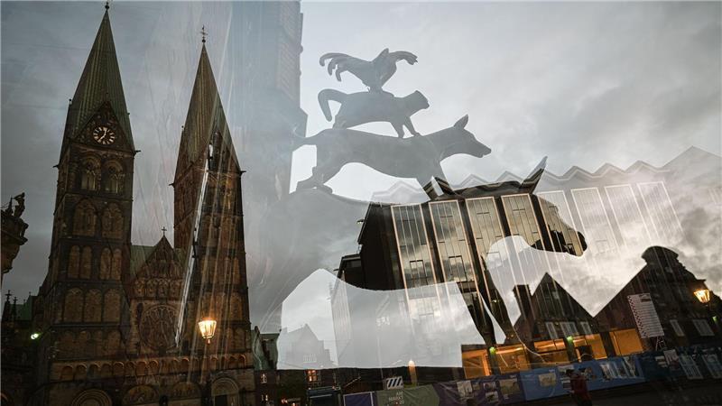 Die Bremer Stadtmusikanten führen virtuell durch Bremen. (Archivbild)