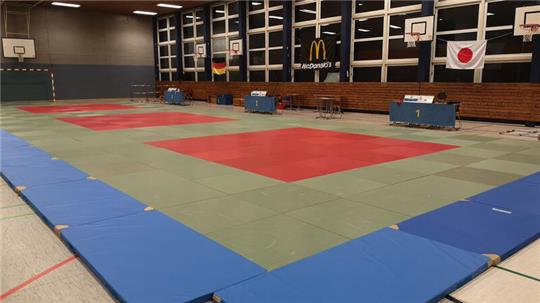 Die Bundesliga-Judoka des VfL Stade stehen im Sportcampus Riensförde auf der Matte.