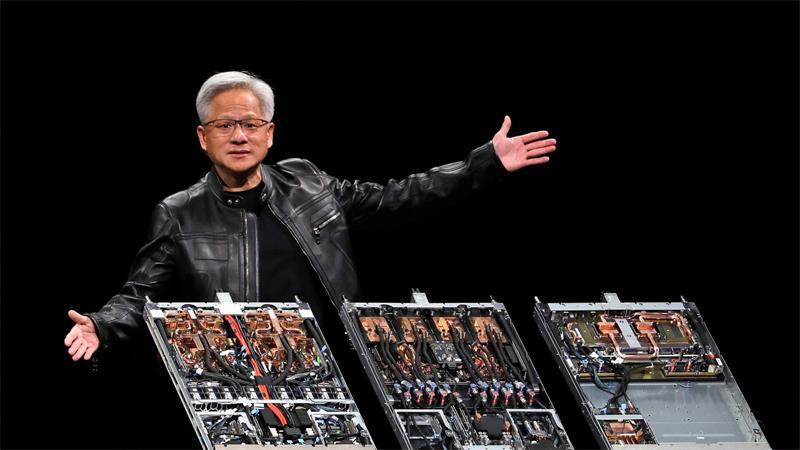 Investitionsgipfel in Berlin - Merz rollt roten Teppich aus Die Bundesregierung will mit Nvidia zusammenarbeiten. (Archivbild)