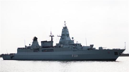Die Bundeswehr könnte sich mit der Fregatte Hessen an der Militäroperation zur Sicherung der Handelsschifffahrt im Roten Meer beteiligen.