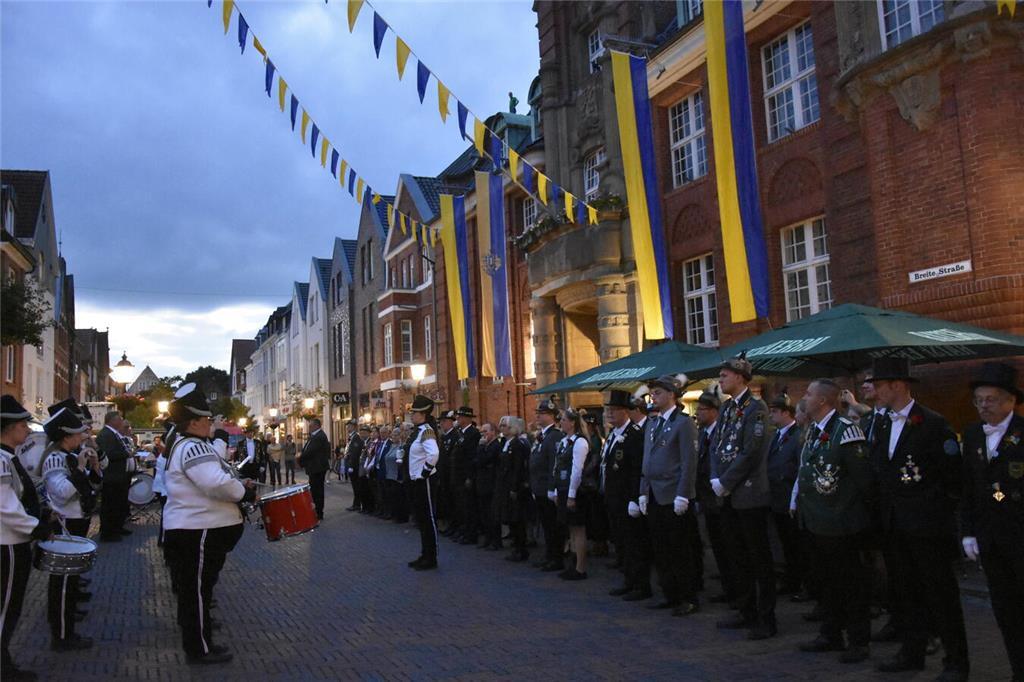 Die Buxtehuder Schützengilde feiert ihr Schützenfest.