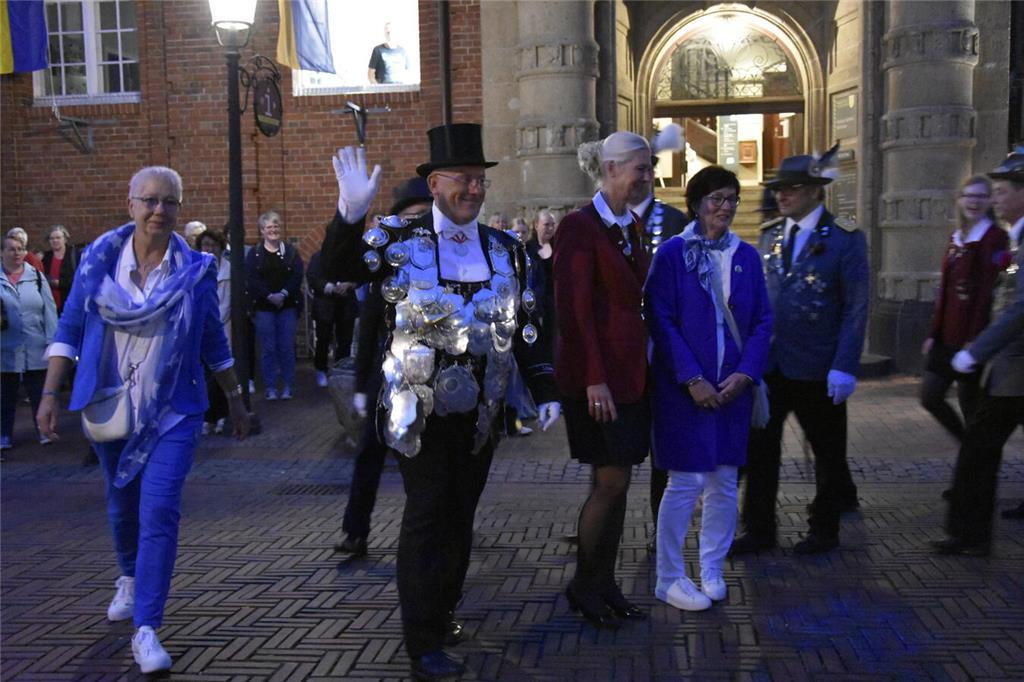 Die Buxtehuder Schützengilde feiert ihr Schützenfest.