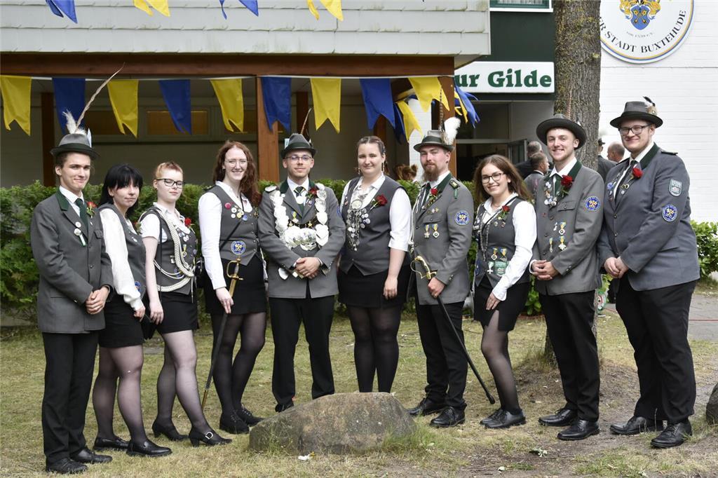 Die Buxtehuder Schützengilde feiert ihr Schützenfest.