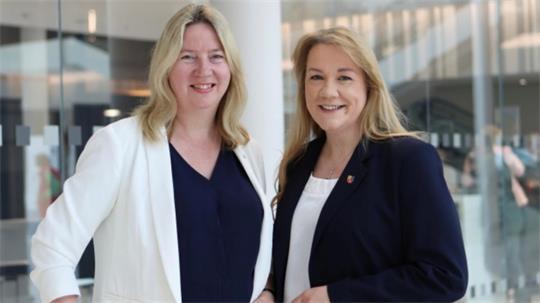 Die CDU-Landtagsabgeordneten Birgit Butter und Melanie Reinecke.