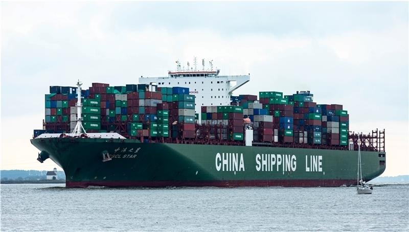 Die „CSCL Star“ wurde auf der südkoreanischen Samsung Schiffswerft in Geoje gebaut.