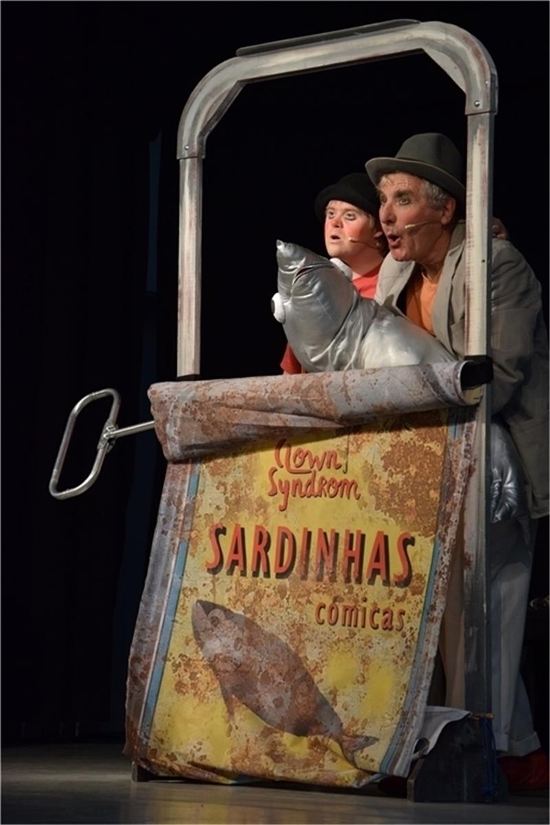 Clown-Syndrom in Ottenbeck Die Clowns Eric Gadient (links) und Olli Haustein. Foto: Albus
