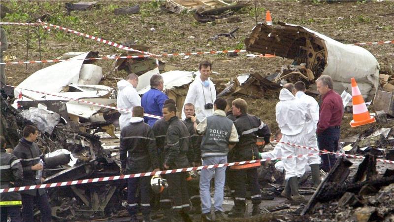 Mit Concorde-Absturz wird Traumreise zu Flug in den Tod Die Concorde stürzte kurz nach dem Start in der Nähe des Pariser Flughafens Charles de Gaulles ab. (Archivbild)