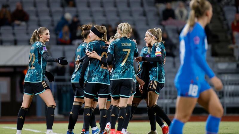 Die DFB-Frauen konnten einen knappen Sieg auf Island bejubeln.