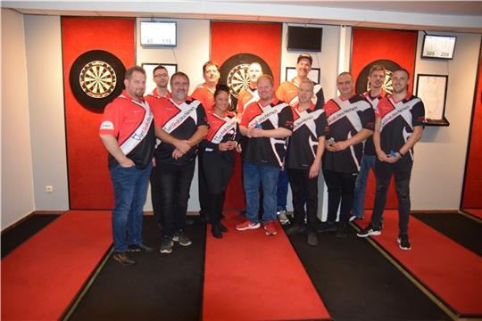 Die Dart Devils aus Drochtersen spielen mit ihrer ersten Mannschaft in der Verbandsliga. Foto: Parge