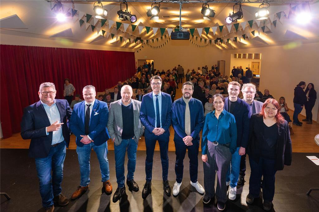 Die Direktkandidaten des Wahlkreises Cuxhaven - Stade II waren dem Aufruf des TA...