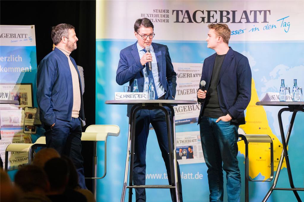 Die Direktkandidaten des Wahlkreises Cuxhaven - Stade II waren dem Aufruf des TA...