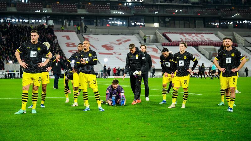Die Dortmunder gingen nach einer schwachen Leistung in Stuttgart als Verlierer vom Platz.