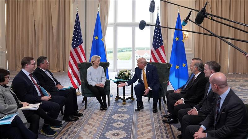 Der „größte Deal“: Das bedeutet die Einigung im Zollstreit Die EU und USA hatten monatelang verhandelt.