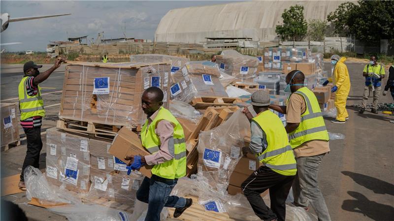 Bereits mehr als 100 bestätigte Ebola-Tote im Kongo Die EU unterstützt die Bekämpfung von Ebola mit Hilfsgütern (Archivbild)