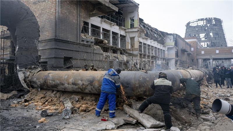 Die EU will die Ukraine beim Wiederaufbau von Infrastruktur unterstützen. (Archivbild)