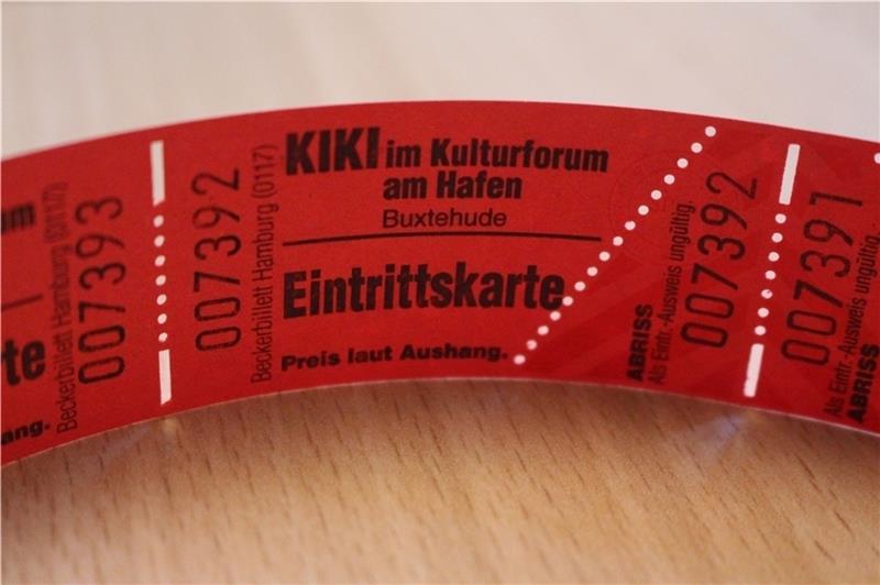 Die Eintrittskarten der Kommunalen Initiative Kino. Foto: Frank