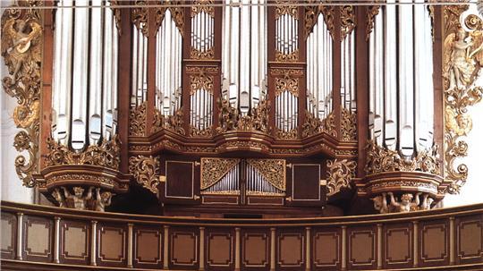 Die Erasmus-Bielfeldt-Orgel in der St. Wilhadi-Kirche.