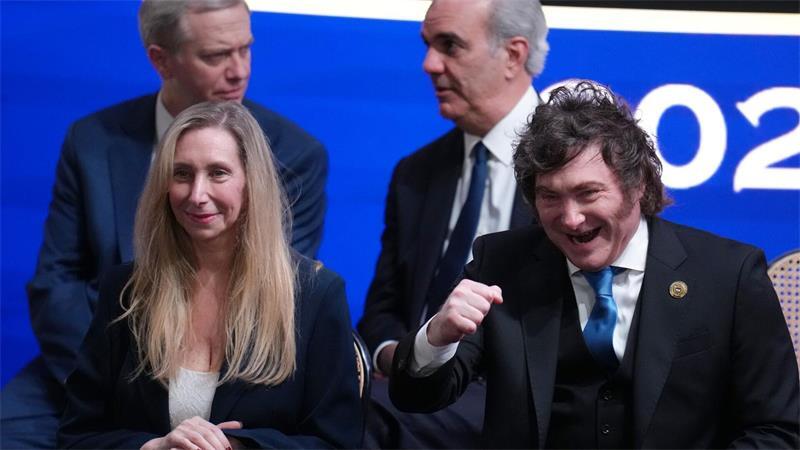 Verfahren gegen Argentiniens Präsidenten Milei eingestellt Die Ermittlungen gegen den argentinischen Präsidenten Javier Milei und seine Schwester Karina Milei wegen des Vorwurfs des Krypto-Betrugs wurden eingestellt. (Archivbild)