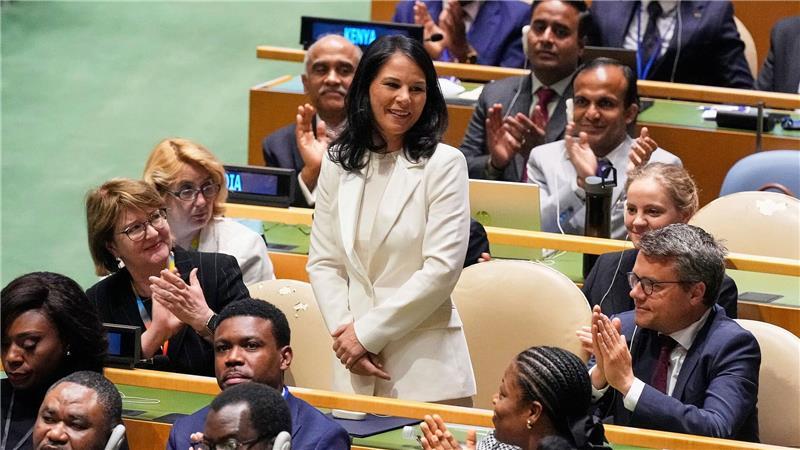 Baerbock tritt Job als Präsidentin der UN-Vollversammlung an Die Ex-Außenministerin tritt am Dienstag offiziell ihren neuen Job an. (Archivbild)