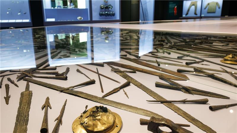 Die Exponate geben einen Einblick in das Leben der Germanen vor rund 1.500 Jahren.