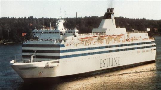 Die Fähre „Estonia“ der Reederei Estline.